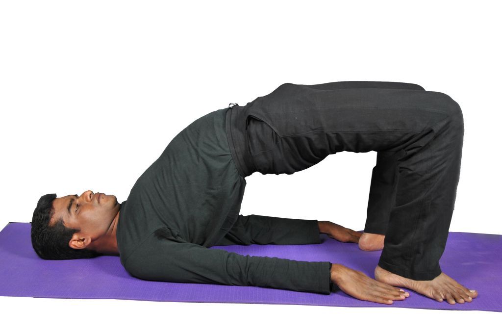 Setu Bandha Sarvangasana(Bridge Pose) - Karuna Yoga-Best Yoga Teacher